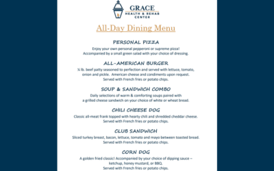 July All-Day Dining Menu