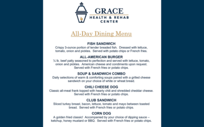 April All-Day Dining Menu